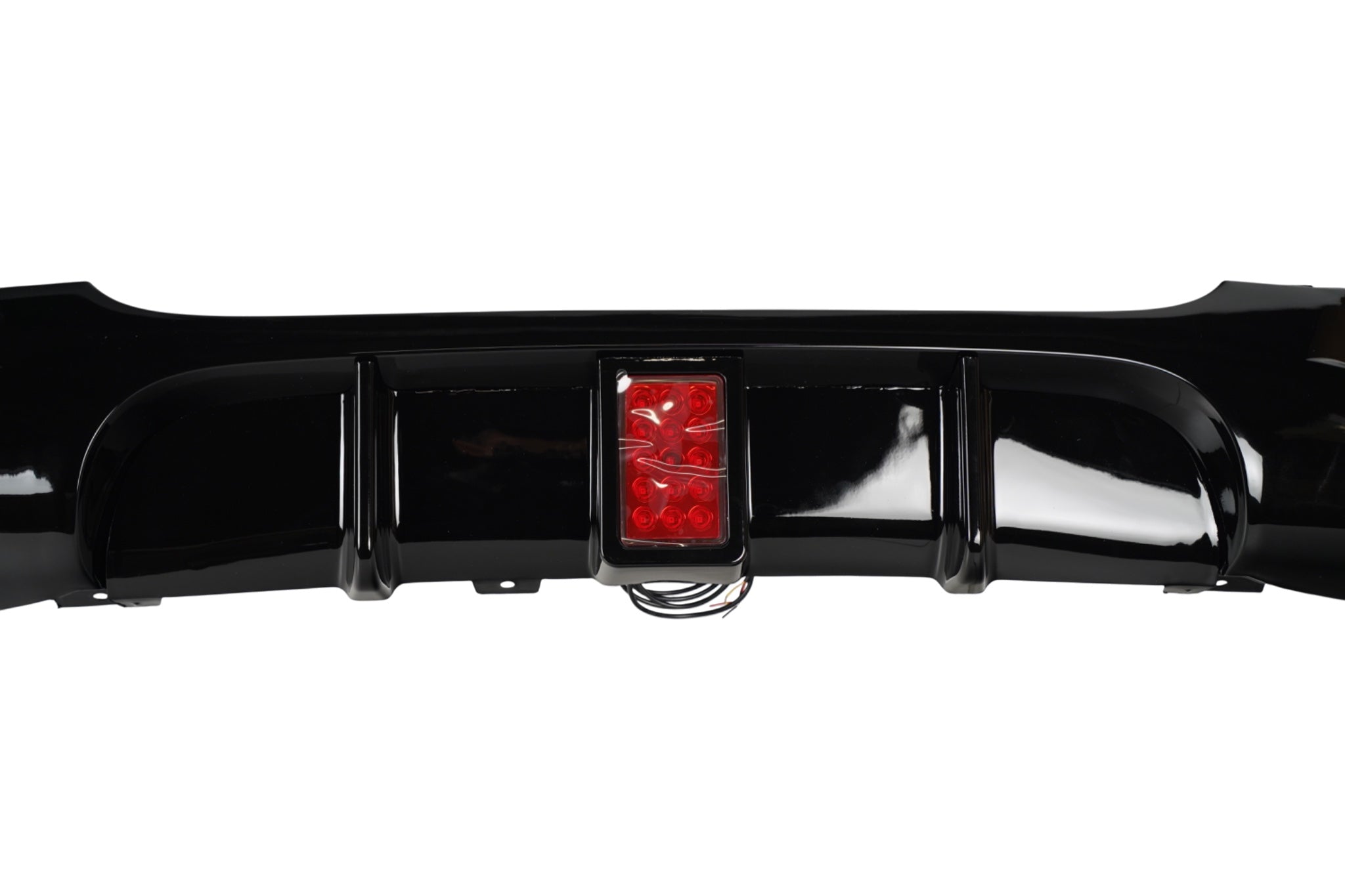 E90 & E91 M-Performance Style Diffuser med LED – Gloss Black (Twin Left) - AL BILDELER