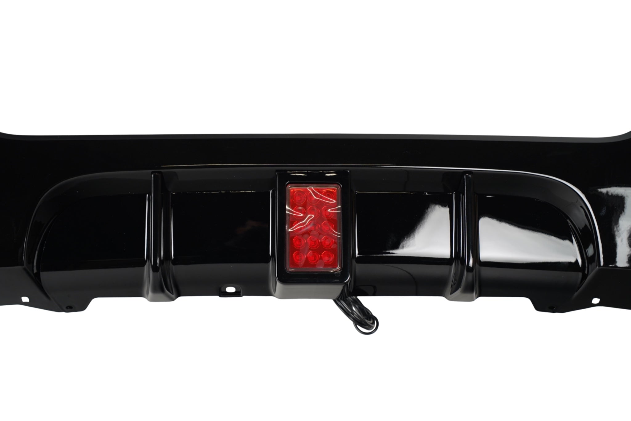 E92 & E93 M-Performance Style Diffusor med LED – Gloss Black (Twin Left) - AL BILDELER