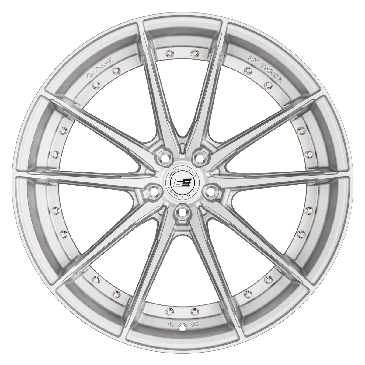 SixNine FF-THREE 22" Komplett Felgsett | BMW M5 G90/G99 - AL BILDELER