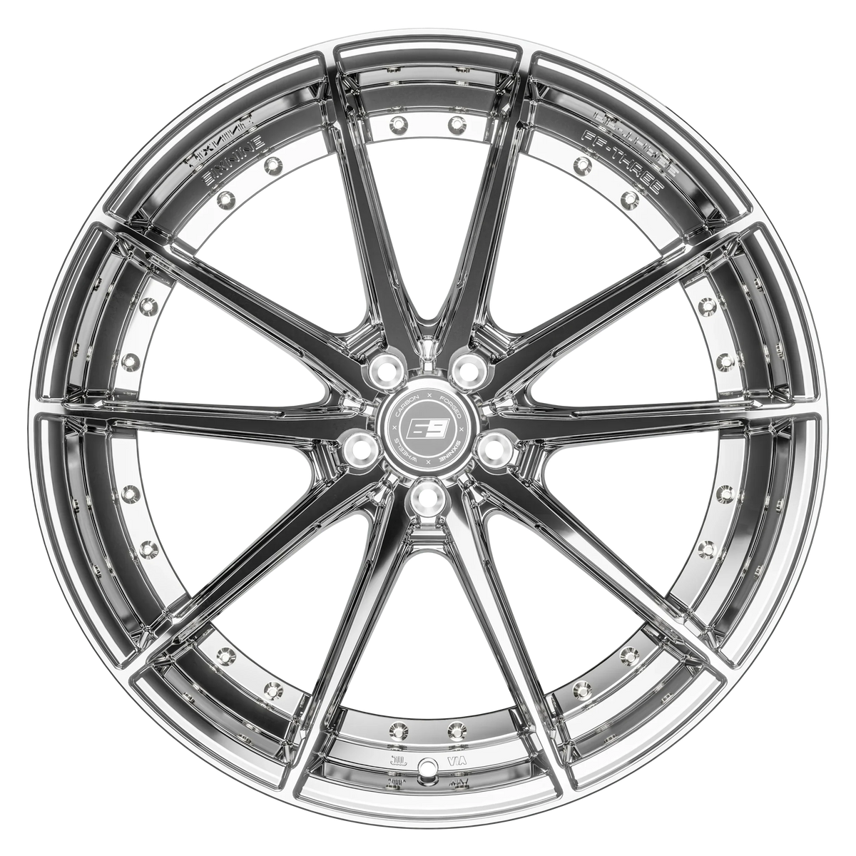 SixNine FF-THREE 22" Komplett Felgsett | BMW X5 M / X6 M G05/G06 - AL BILDELER