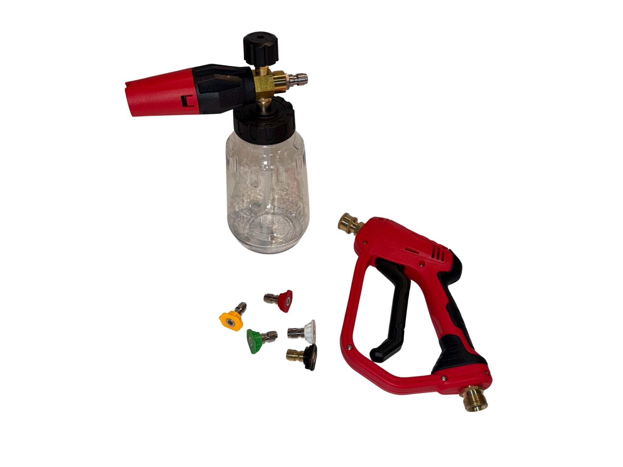 Skumkanon & Kort Spylehåndtak Sett – 1000 ml med M22-kobling