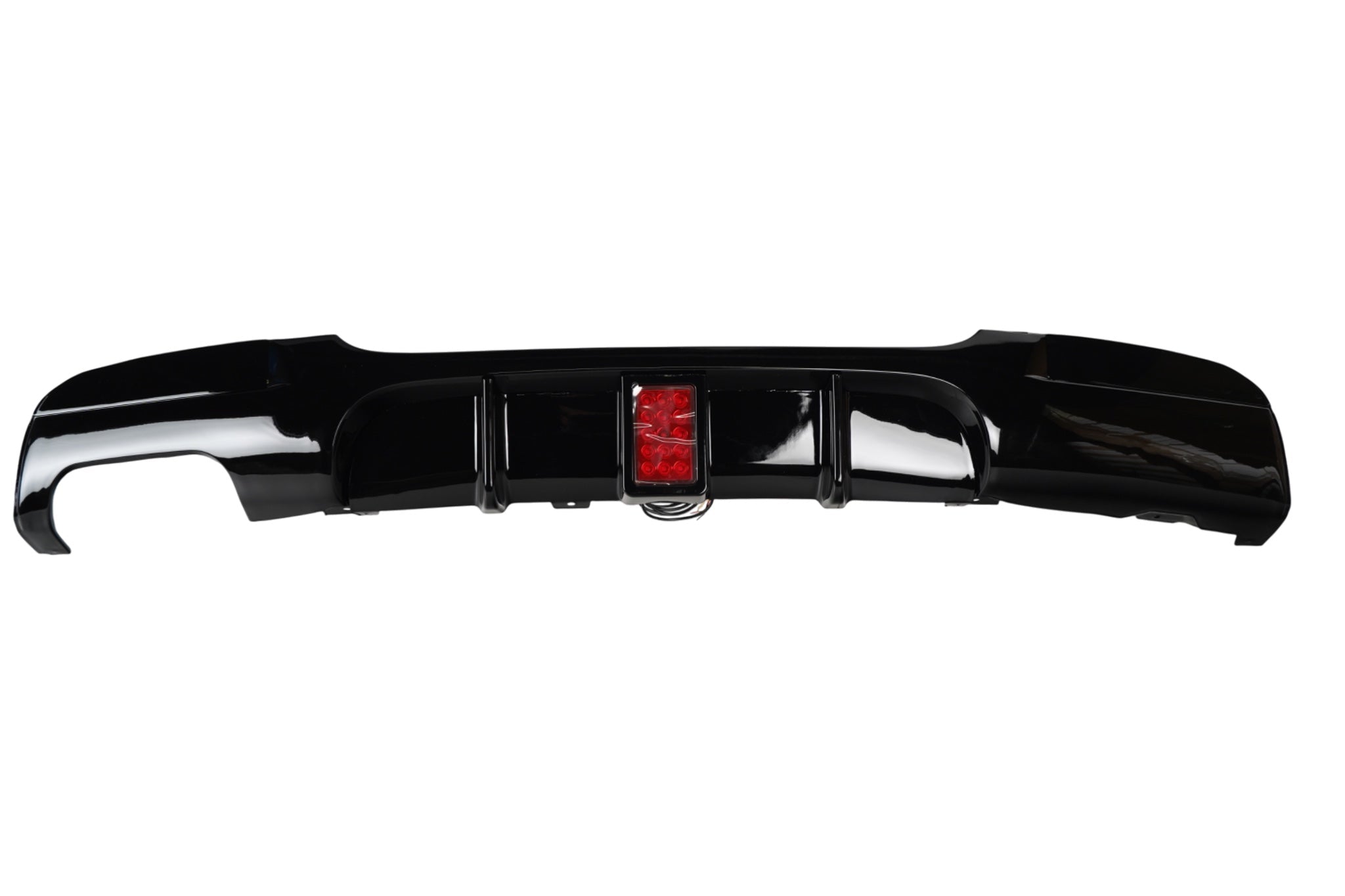 E90 & E91 M - Performance Style Diffuser med LED – Gloss Black (Twin Left)