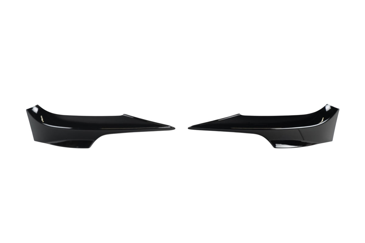 E92 & E93 Corner Splitters – Gloss Black (Pre - LCI M - Sport)