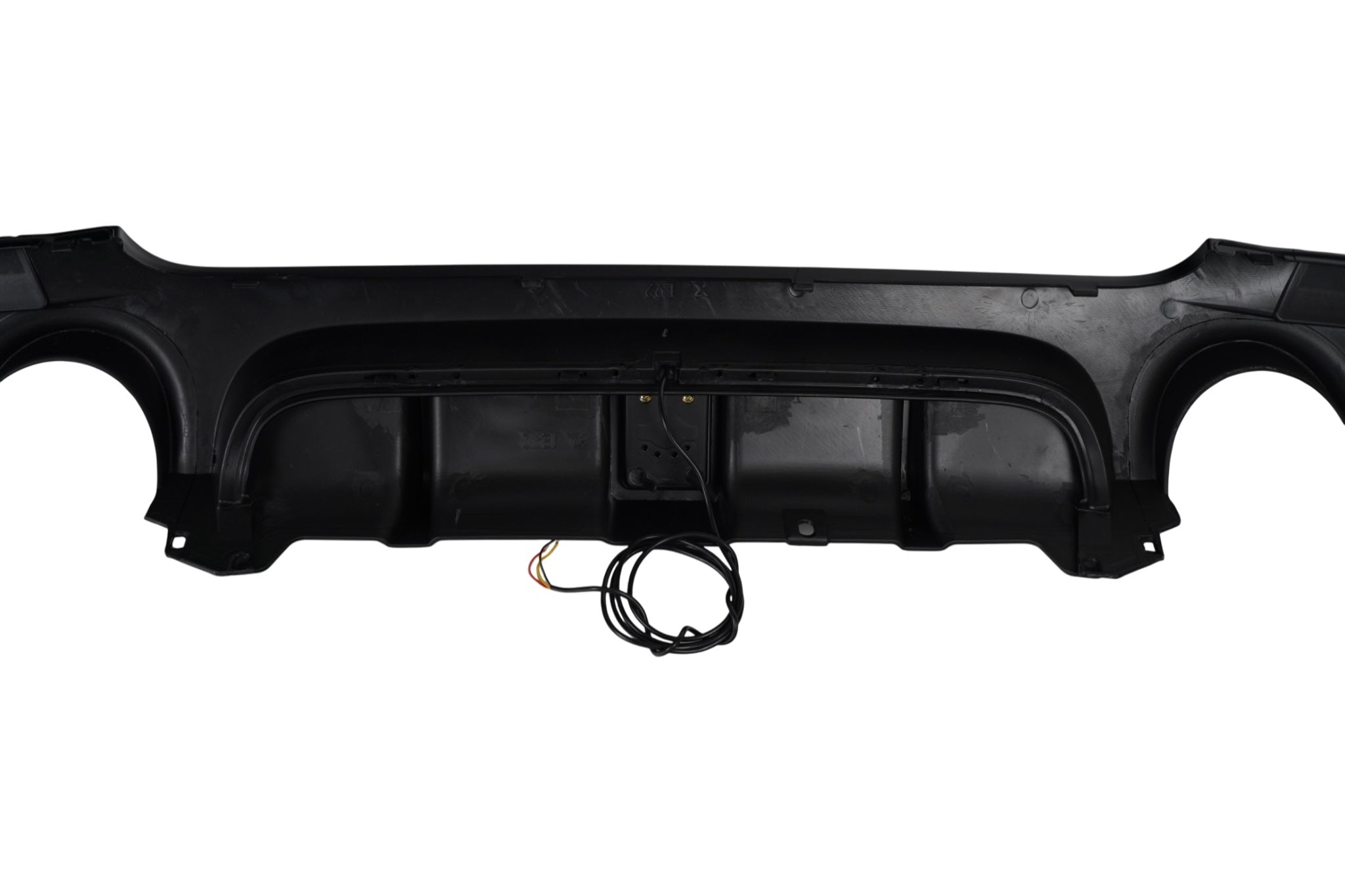 E92 & E93 M - Performance Style Diffusor med LED – Gloss Black (Dual Exit)