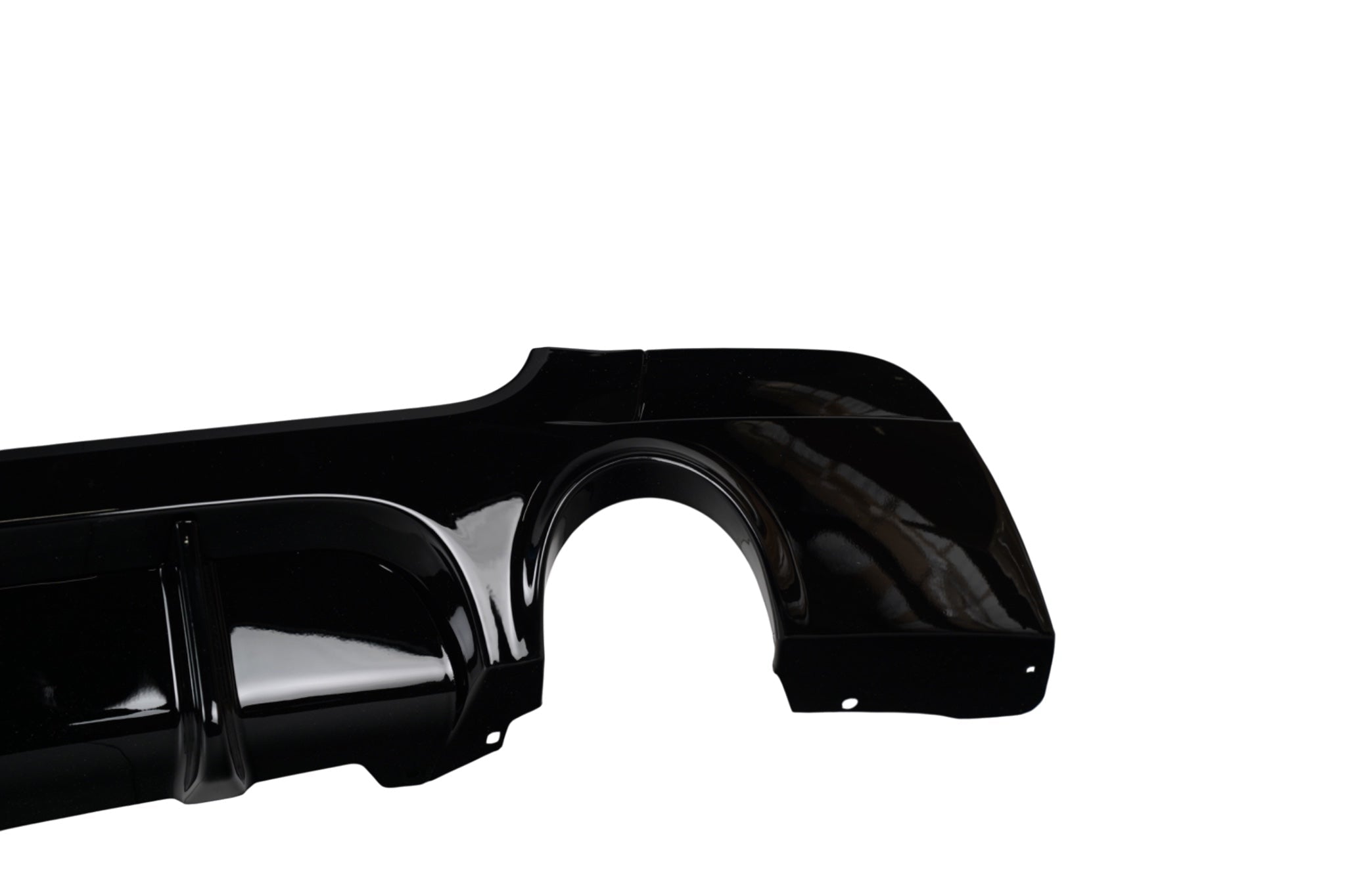 E92 & E93 M - Performance Style Diffusor med LED – Gloss Black (Dual Exit)