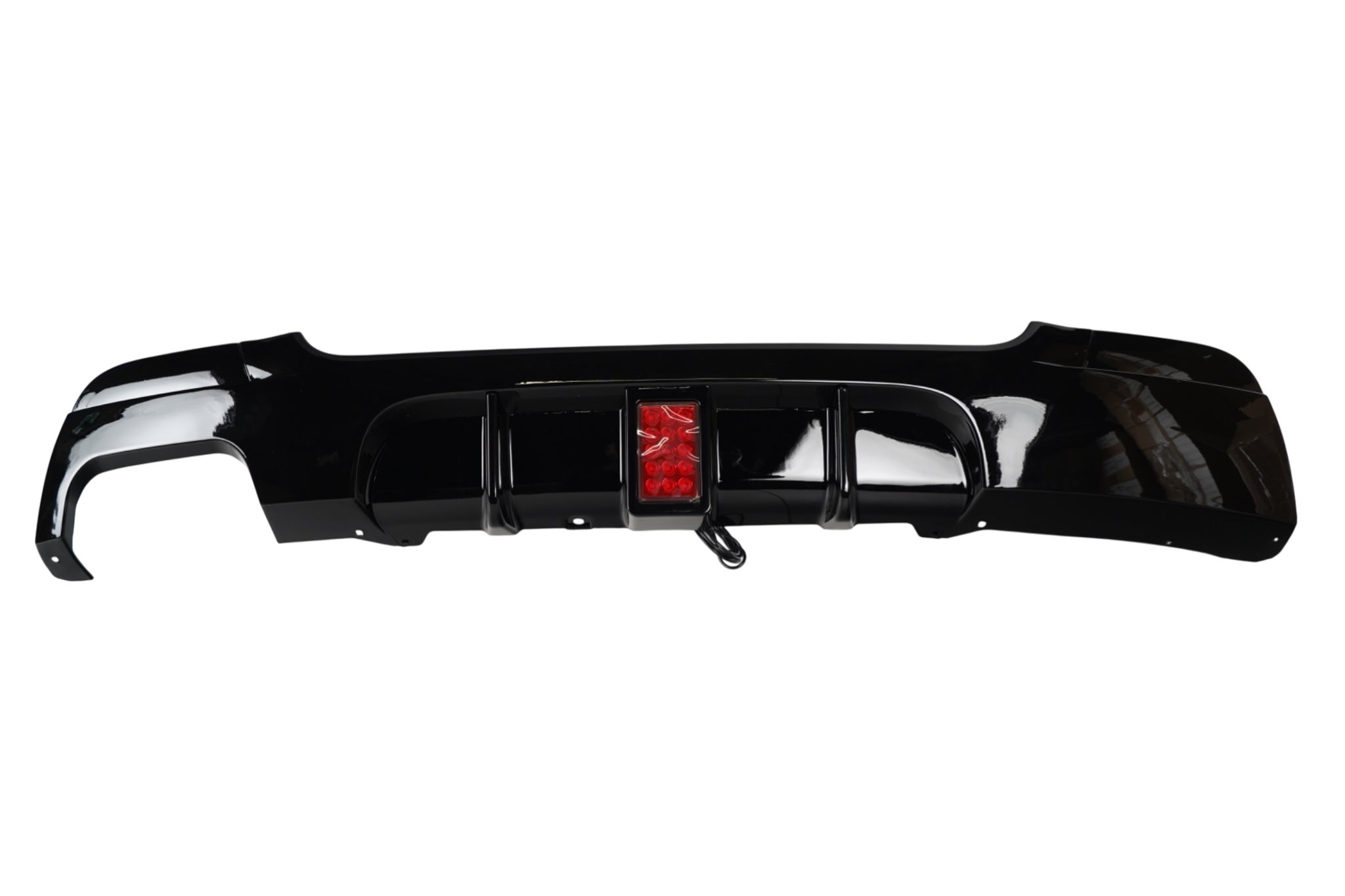 E92 & E93 M - Performance Style Diffusor med LED – Gloss Black (Twin Left)