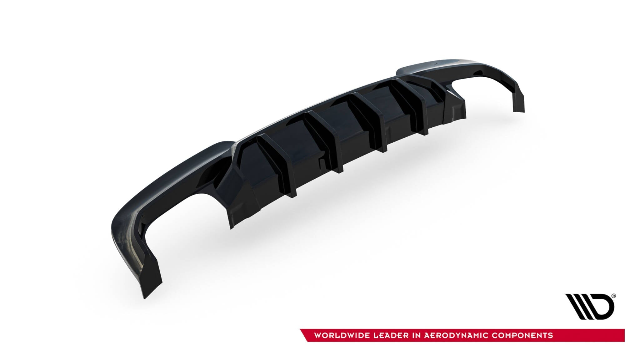 Maxton Design Bakdiffuser V.2 – BMW 5 M - Pack F10 / F11 (to doble eksosuttak)
