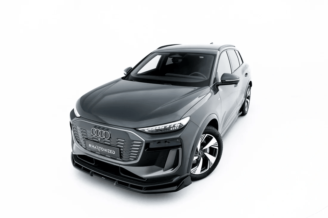 Maxton Design Frontsplitter – Audi Q6 e - tron Standard / S - Line / SQ6 e - tron SUV & Sportback Mk1