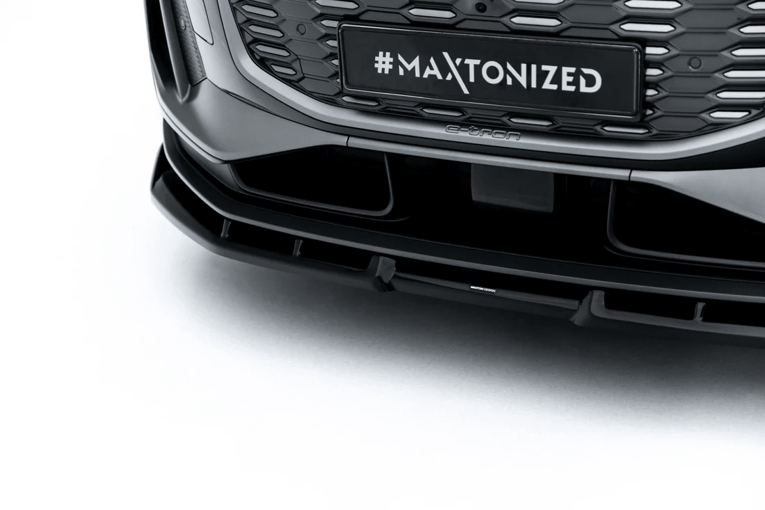 Maxton Design Frontsplitter – Audi Q6 e - tron Standard / S - Line / SQ6 e - tron SUV & Sportback Mk1