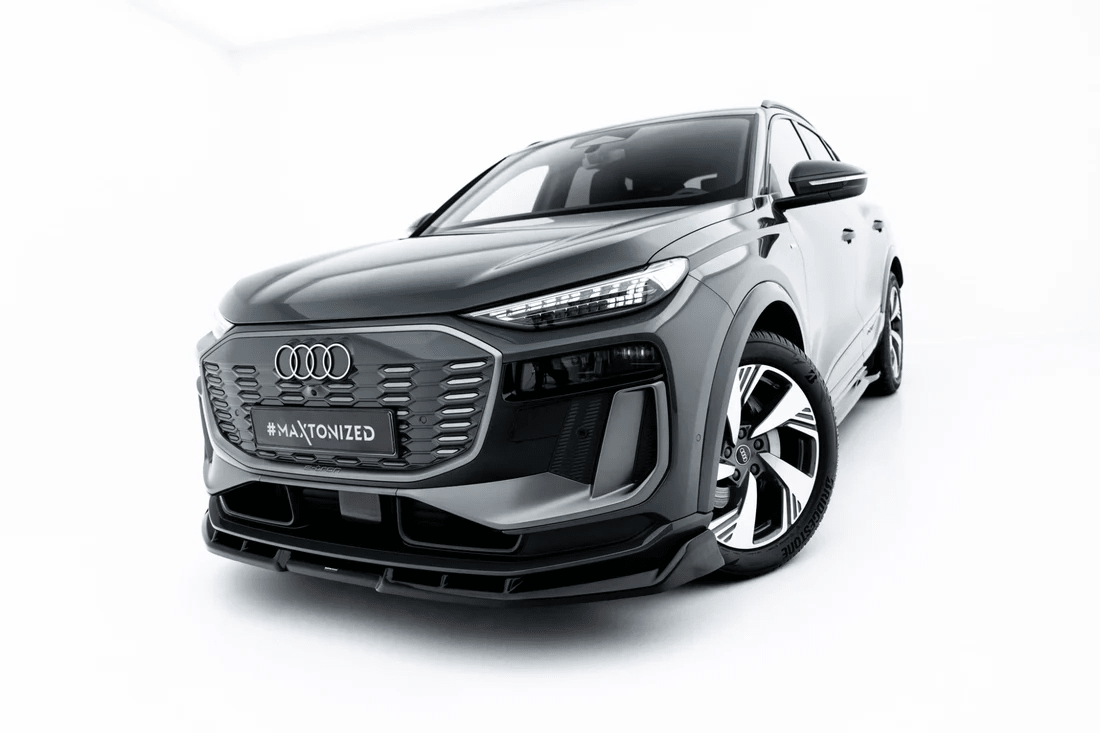 Maxton Design Frontsplitter – Audi Q6 e - tron Standard / S - Line / SQ6 e - tron SUV & Sportback Mk1