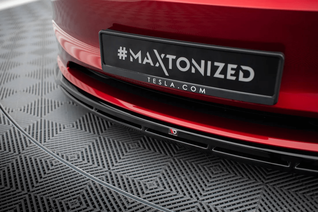 Maxton Design Frontsplitter V.1 – Tesla Model 3 Project Highland Facelift