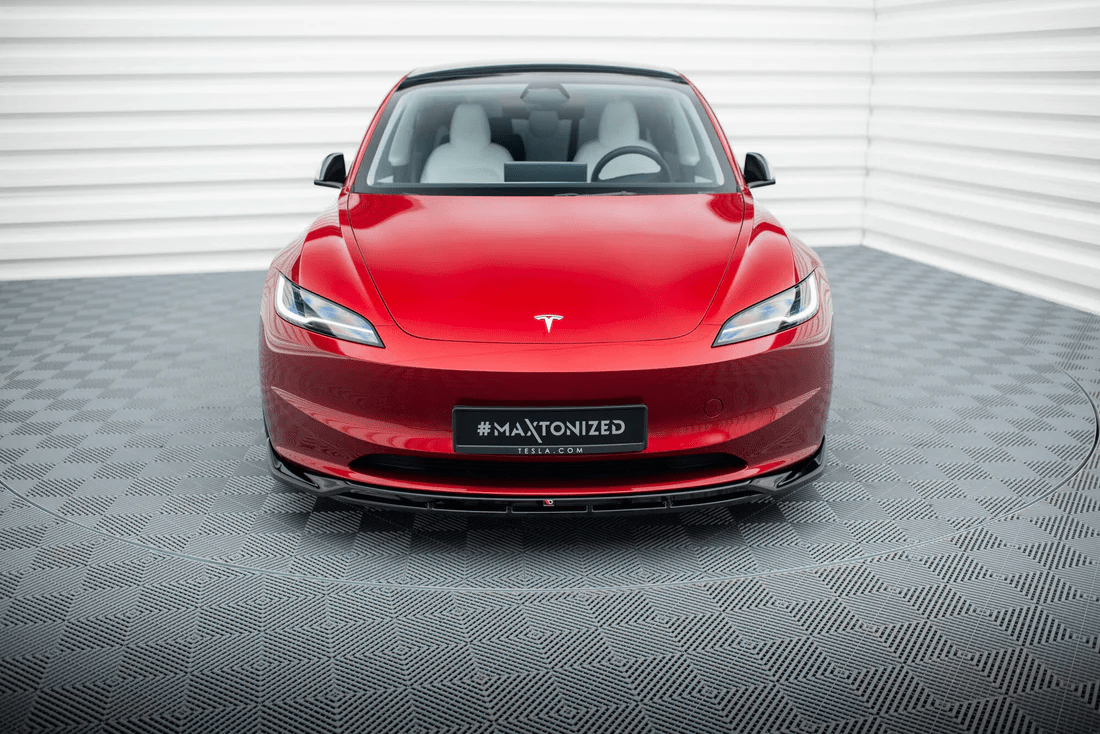 Maxton Design Frontsplitter V.1 – Tesla Model 3 Project Highland Facelift