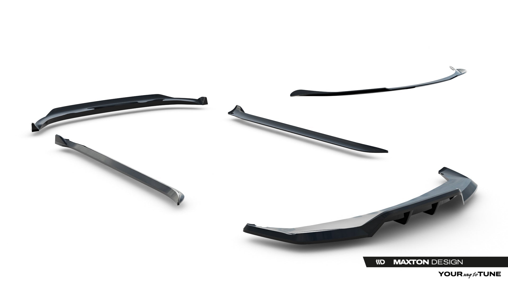 Maxton Design Splitter Kit – Tesla Model Y Premium Mk1 Facelift(Juniper)