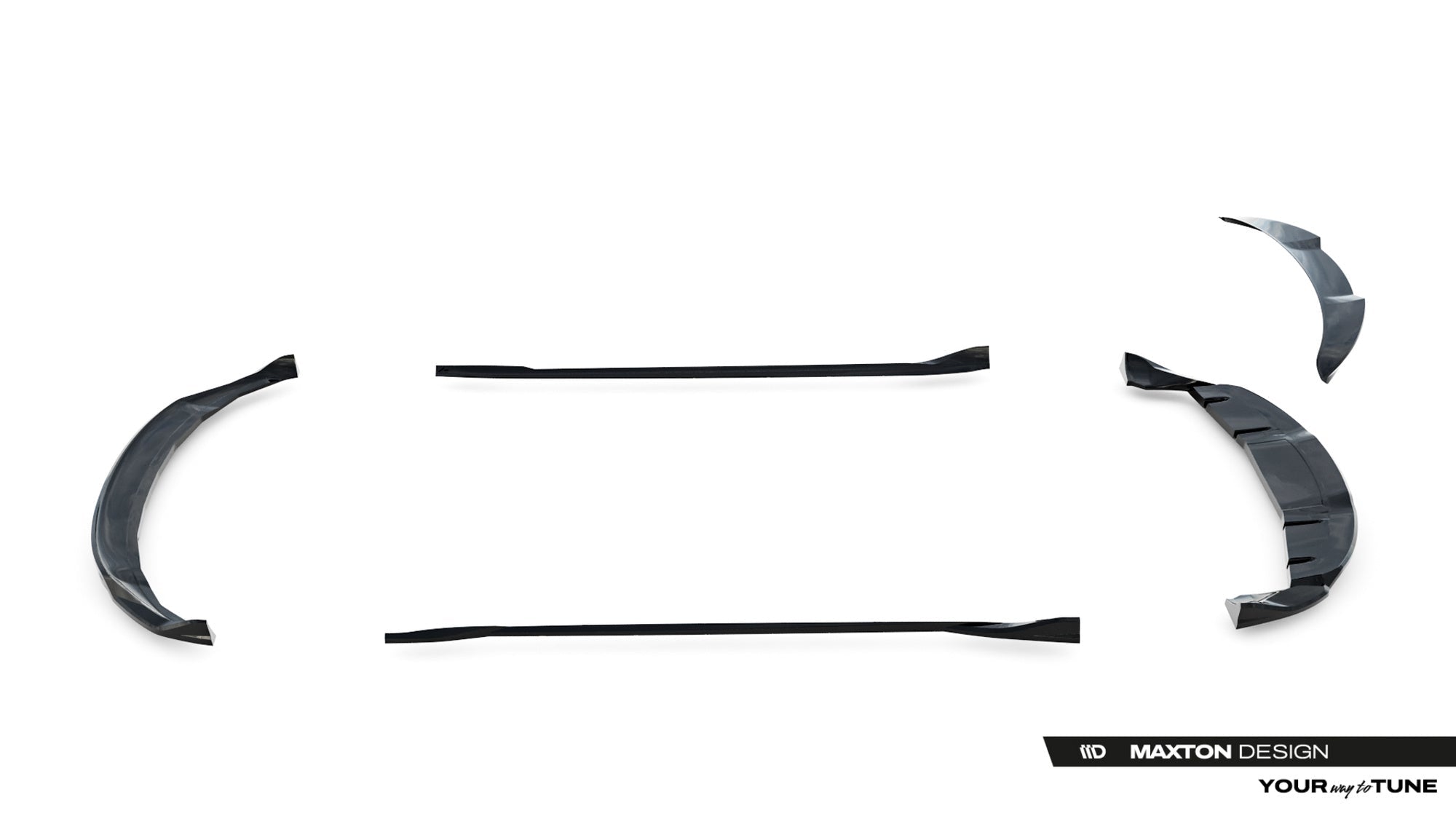 Maxton Splitter - sett – Tesla Model 3 Project Highland (Facelift)