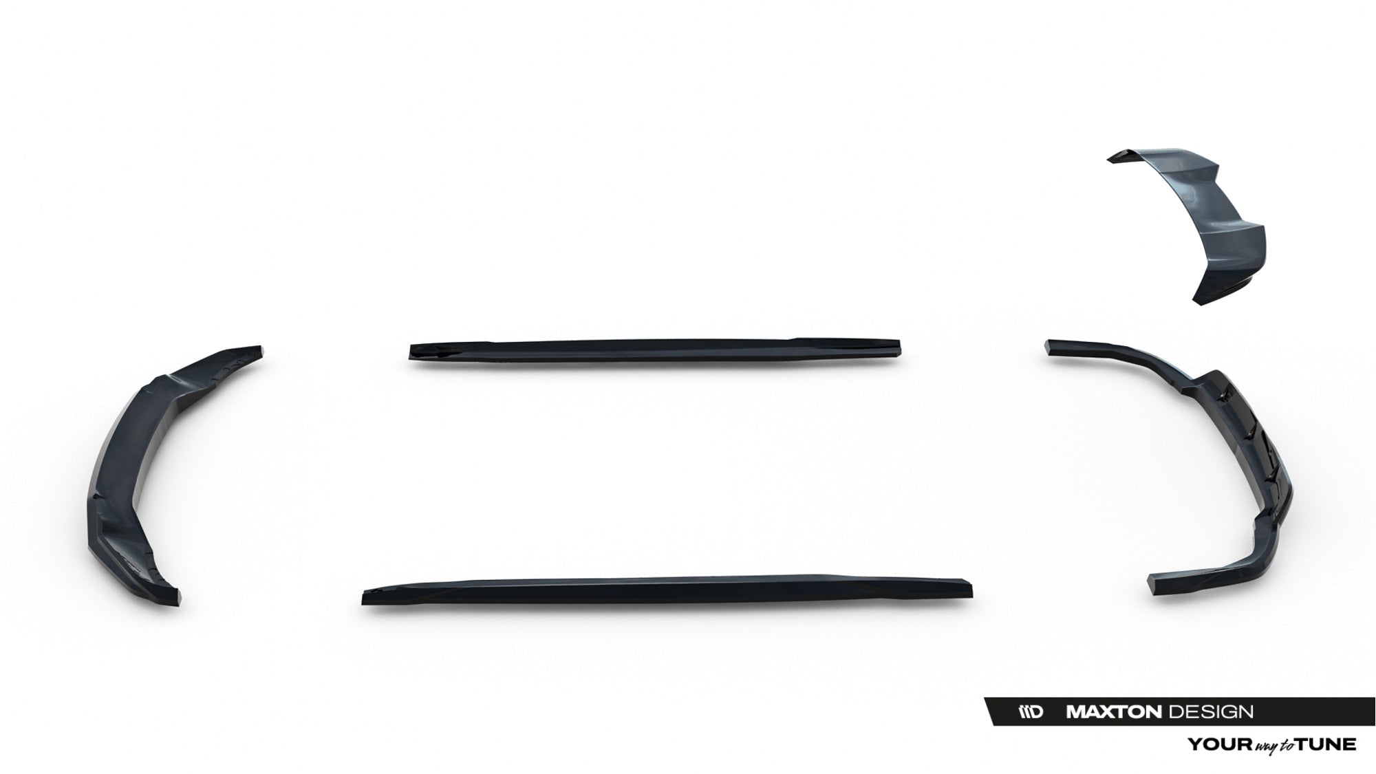 Set of Splitters V.1 BMW X5 M - Pack G05 Facelift