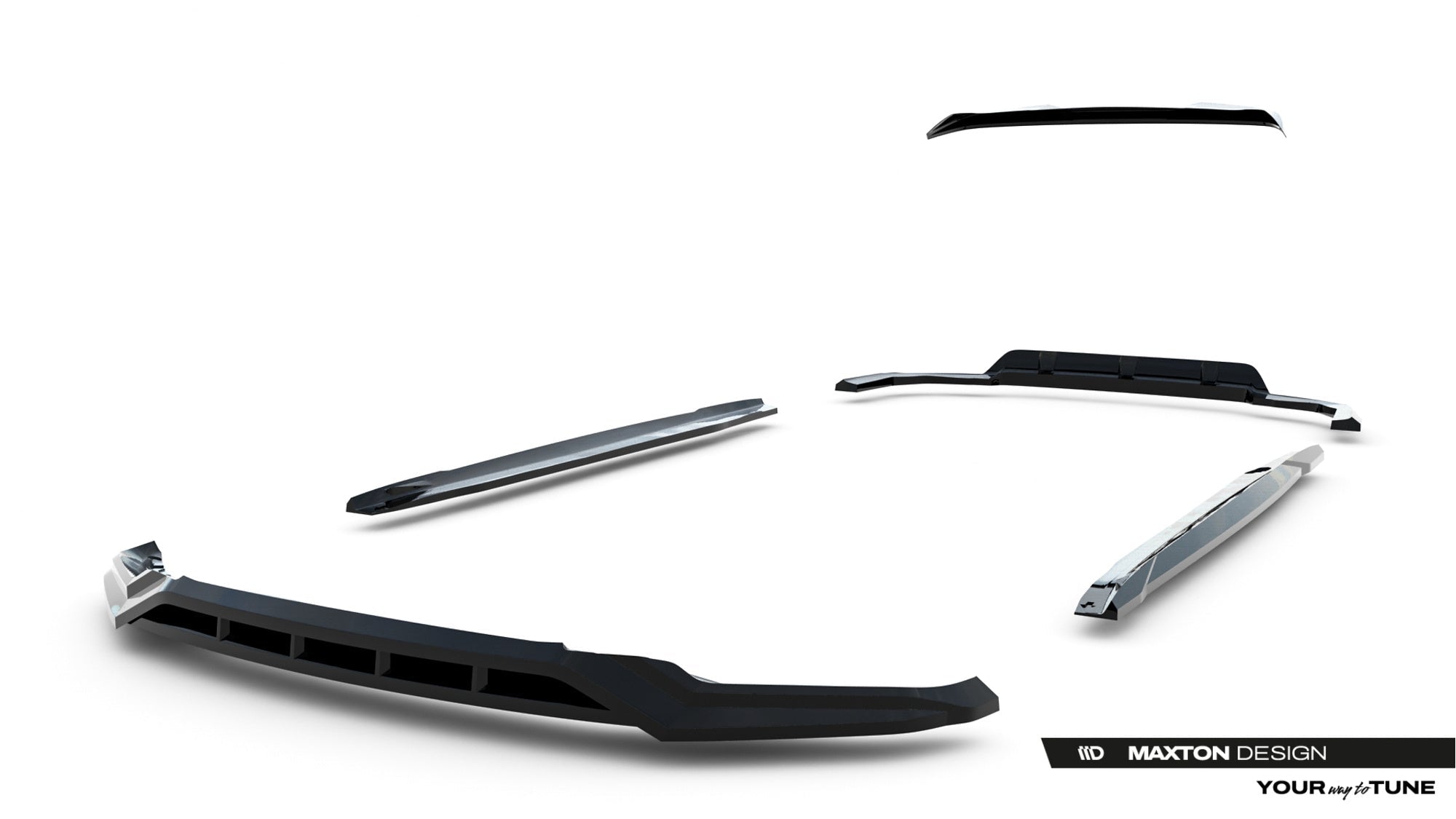 Set of Splitters V.1 BMW X5 M - Pack G05 Facelift