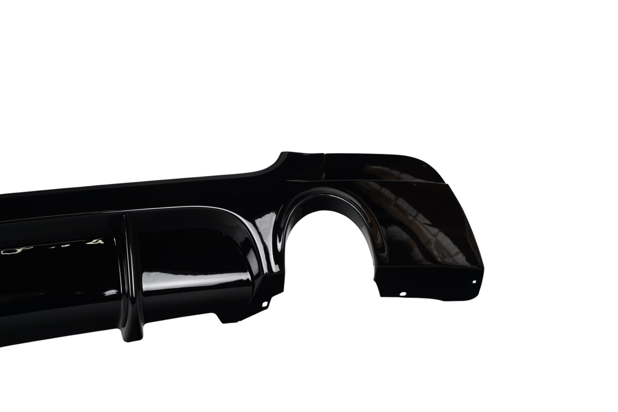 E92 & E93 M-Performance Style Diffusor – Gloss Black (Dual Exit) - AL BILDELER