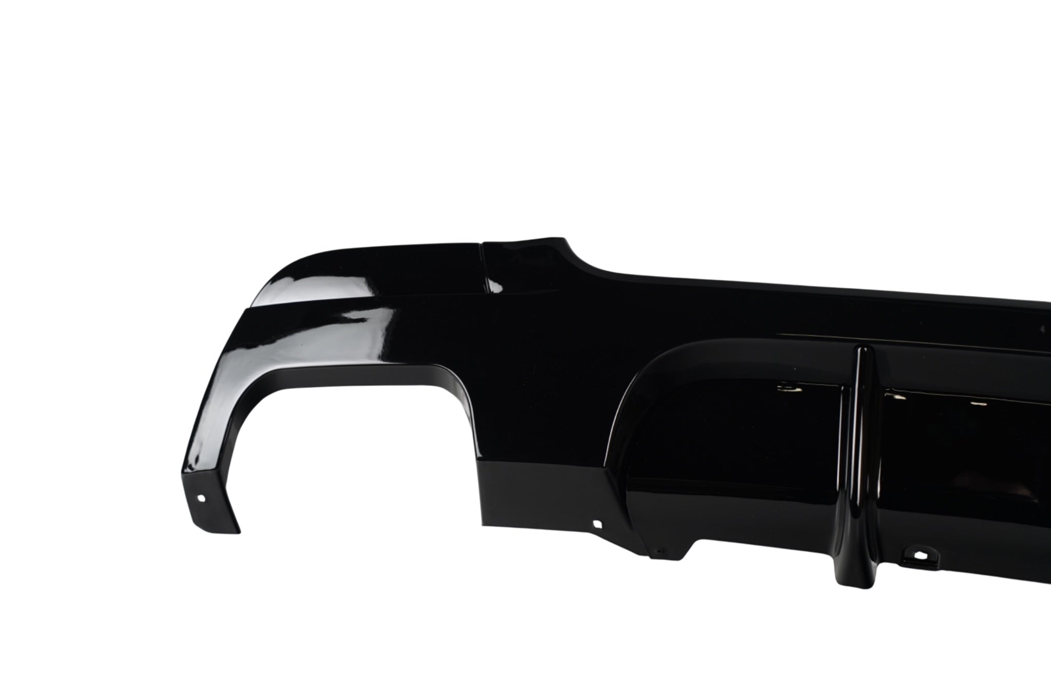 E92 & E93 M-Performance Style Diffusor – Gloss Black (Twin Left) - AL BILDELER