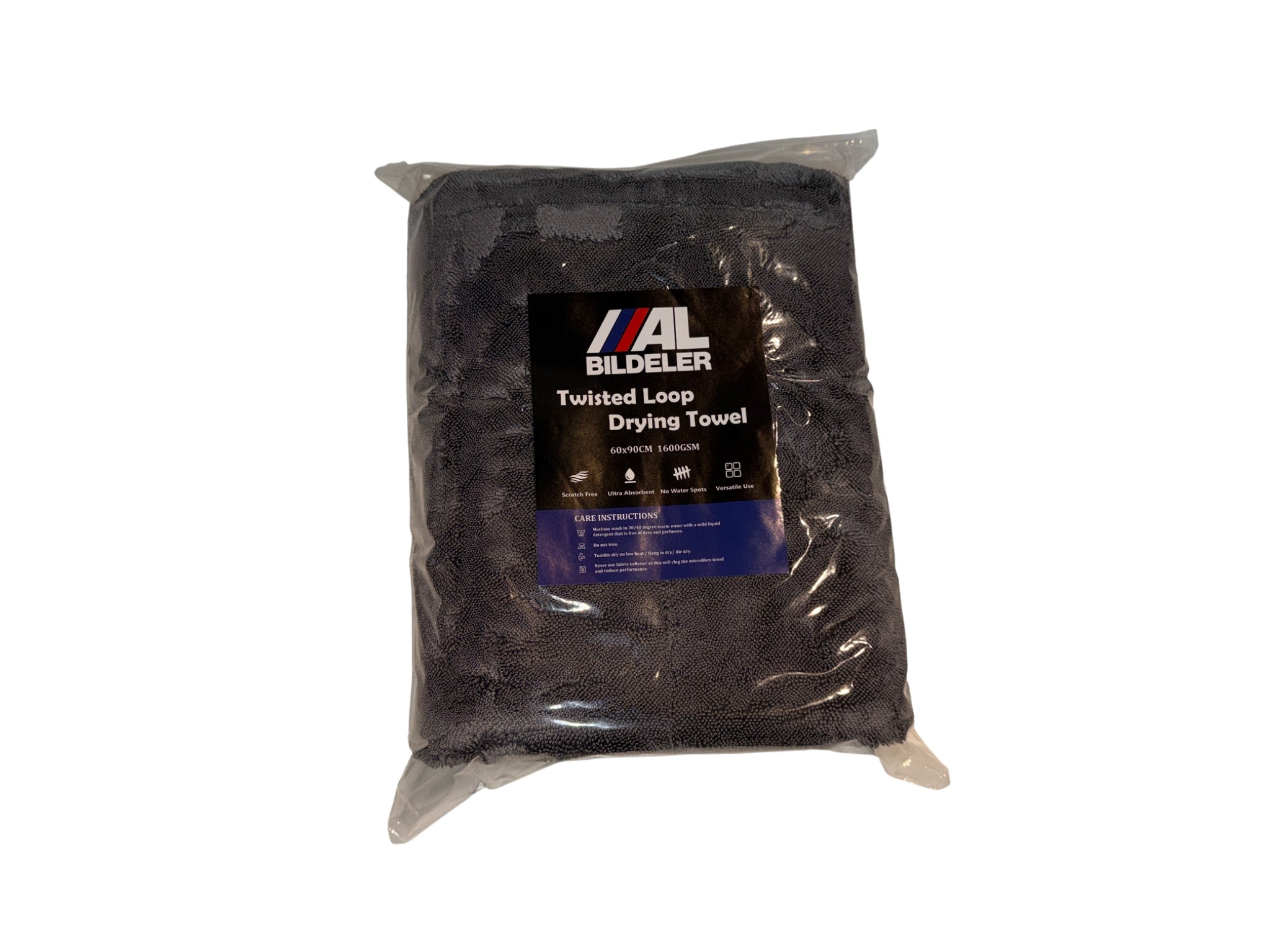 Premium Mikrofiber Tørkehåndkle – 60x90 cm (1600 GSM)