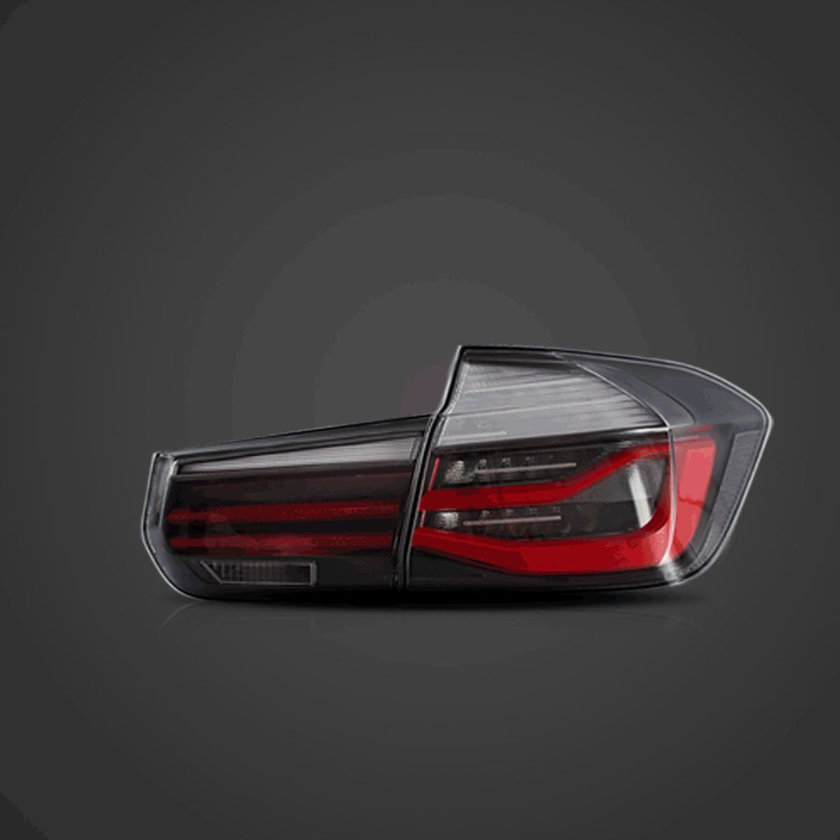 BMW F30 LCI SMOKED BAKLYKTER - AL BILDELER