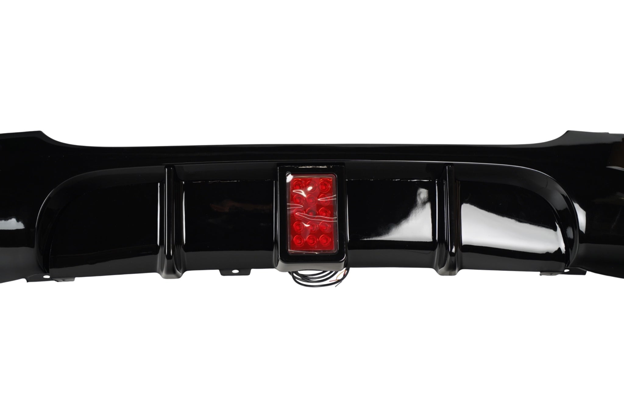 E90 & E91 M - Performance Style Diffuser med LED – Gloss Black (Twin Left)