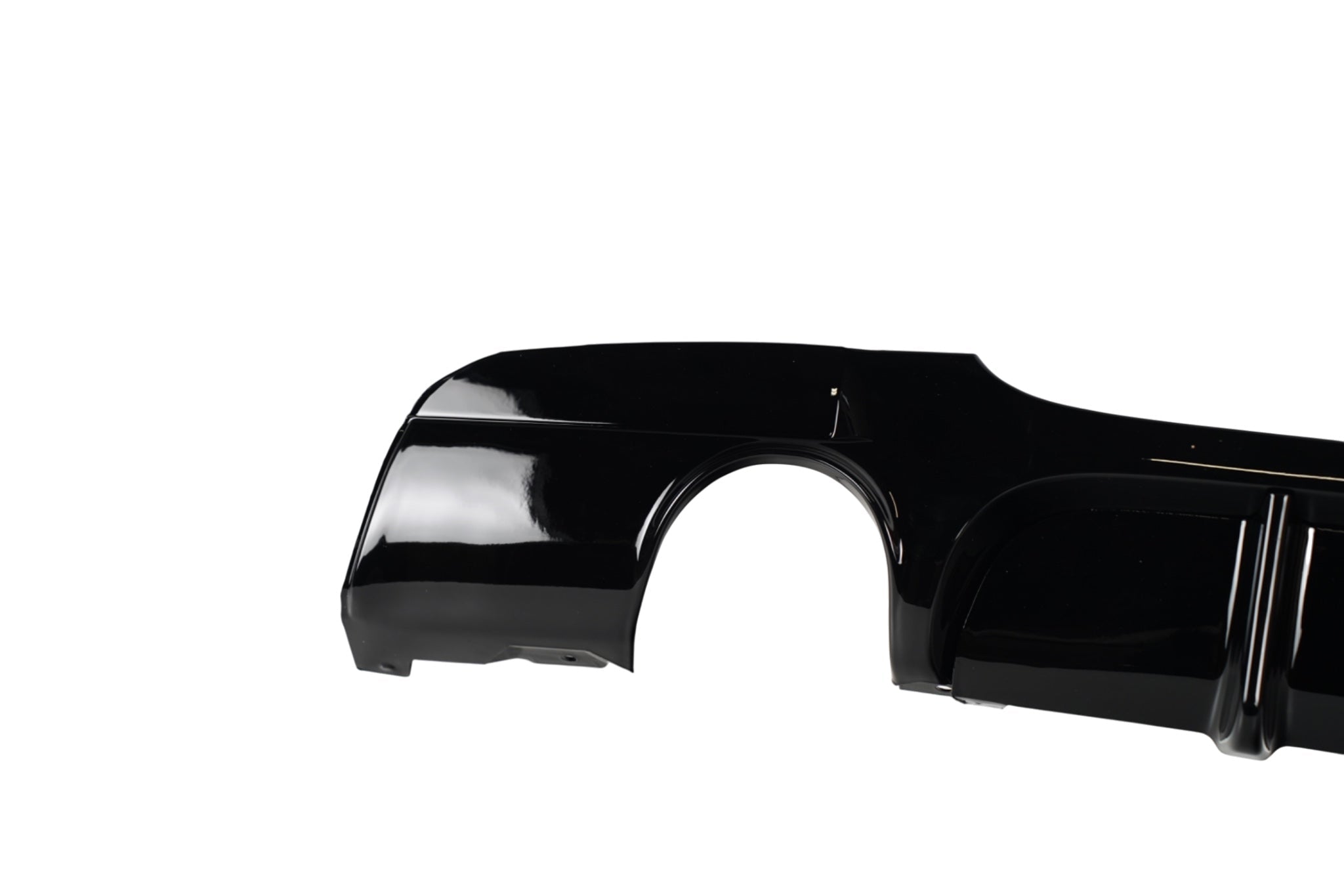 E90 & E91 M - Performance Style Diffusor med LED – Gloss Black