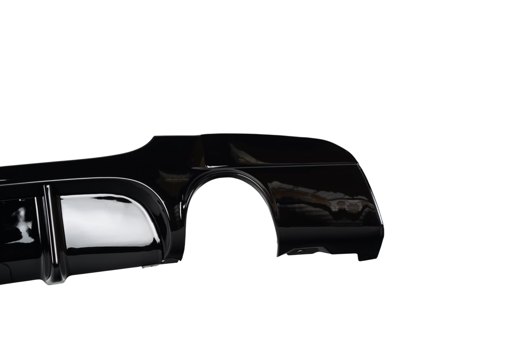 E90 & E91 M - Performance Style Diffusor med LED – Gloss Black