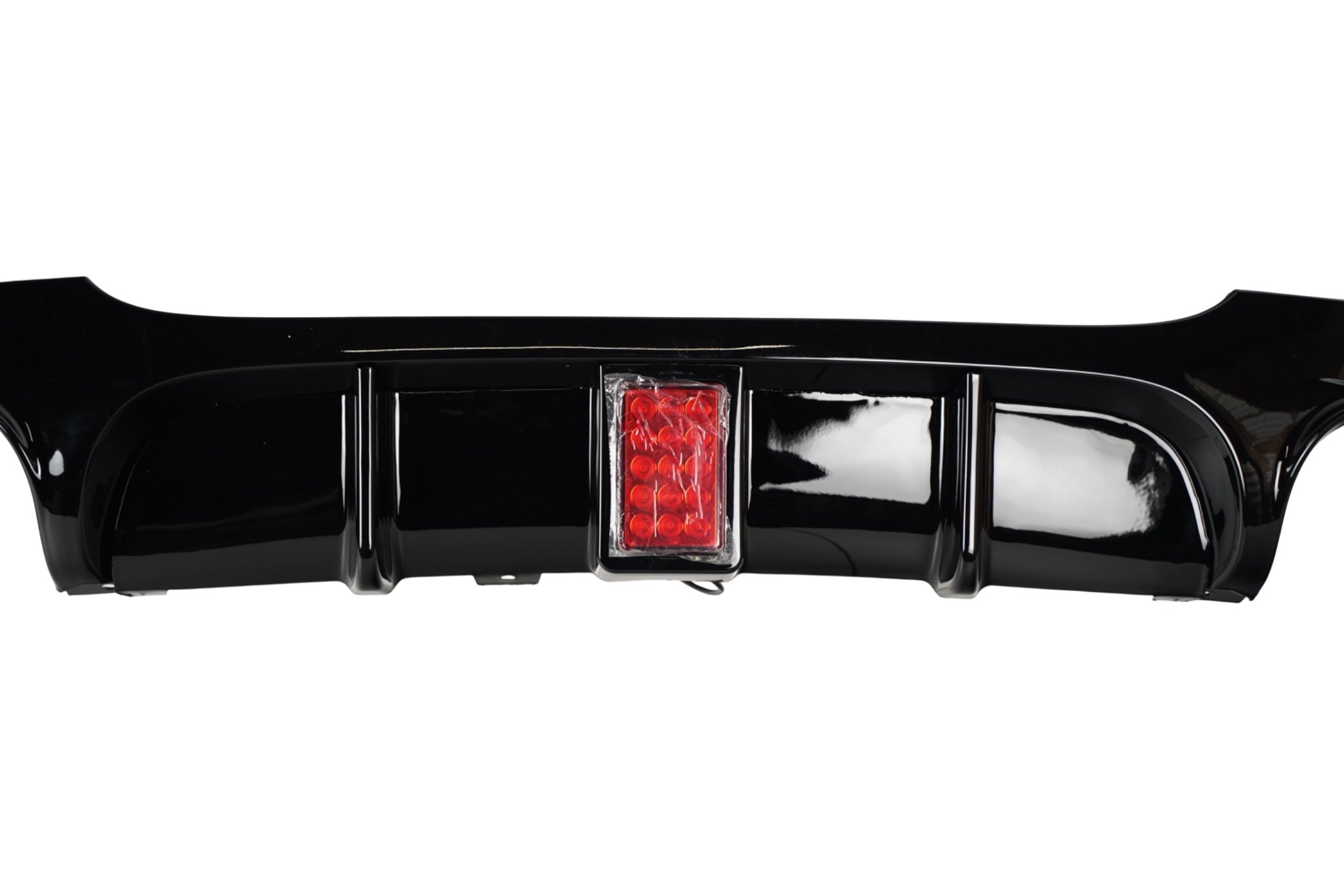 E90 & E91 M - Performance Style Diffusor med LED – Gloss Black