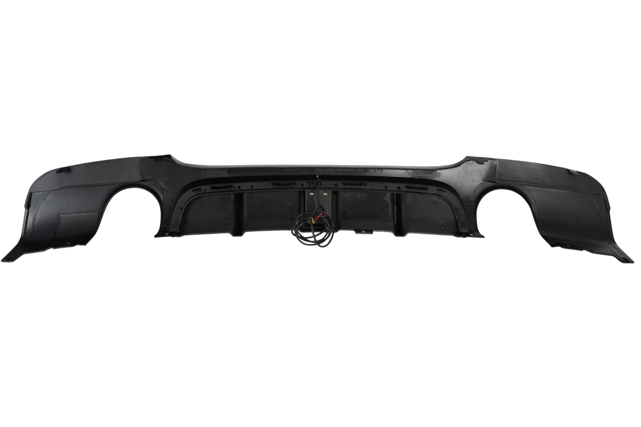 E90 & E91 M - Performance Style Diffusor med LED – Gloss Black