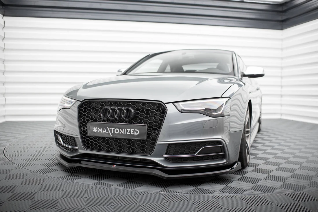 Maxton Design Frontsplitter V.4 – Audi S5 / A5 S-Line 8T Facelif