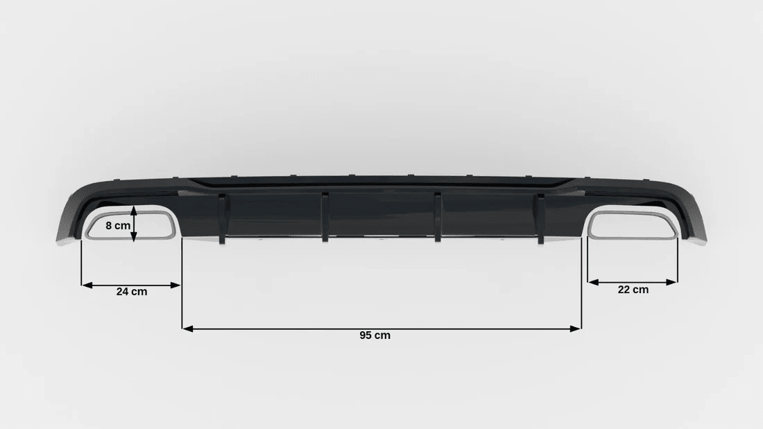 Maxton Design Bakdiffuser V.2 – Audi A6 / A6 S-Line / S6 C7 Facelift