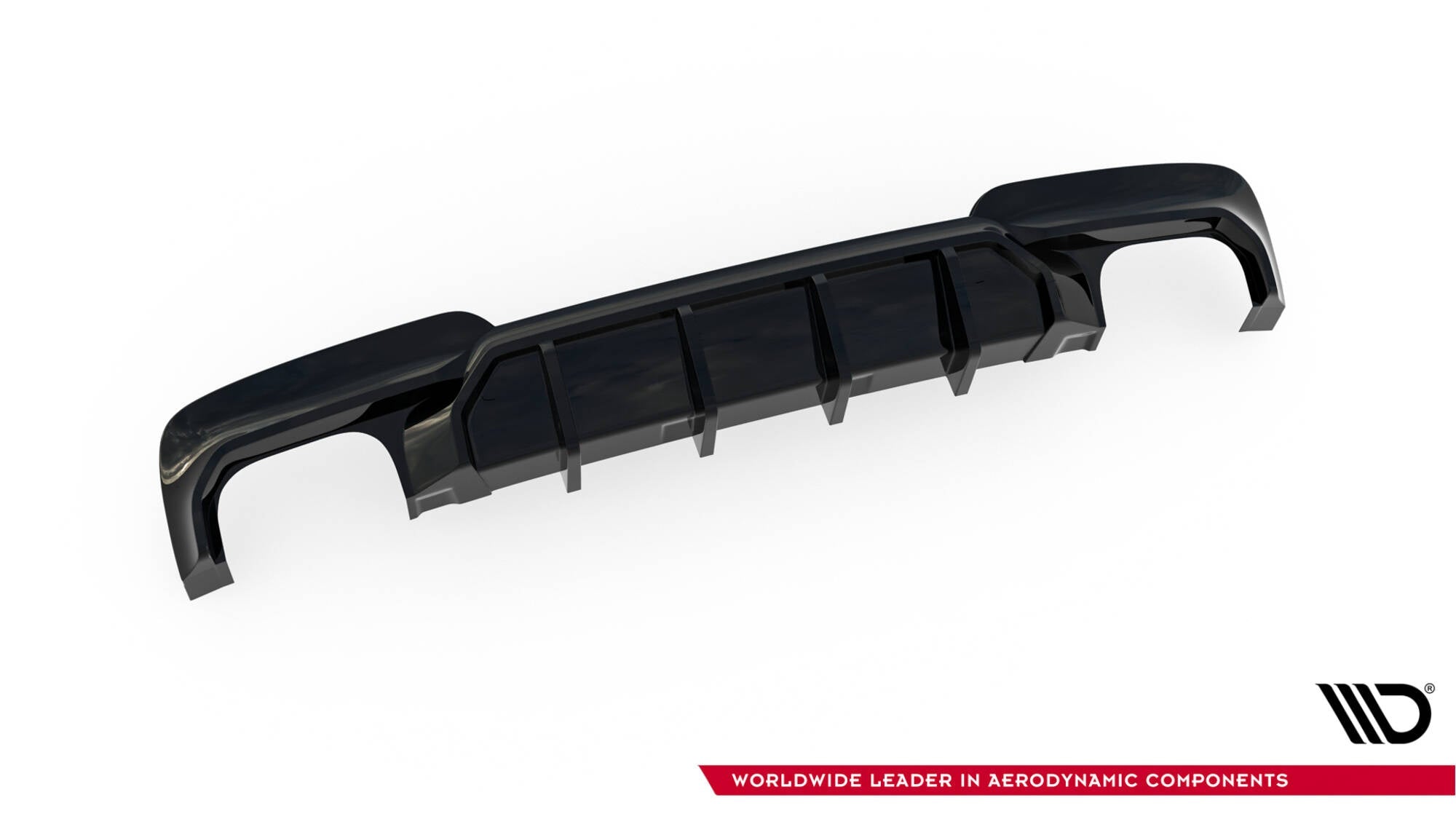 Maxton Design Bakdiffuser V.2 – BMW 5 M - Pack F10 / F11 (to doble eksosuttak)