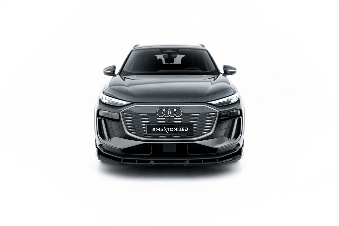 Maxton Design Frontsplitter – Audi Q6 e - tron Standard / S - Line / SQ6 e - tron SUV & Sportback Mk1