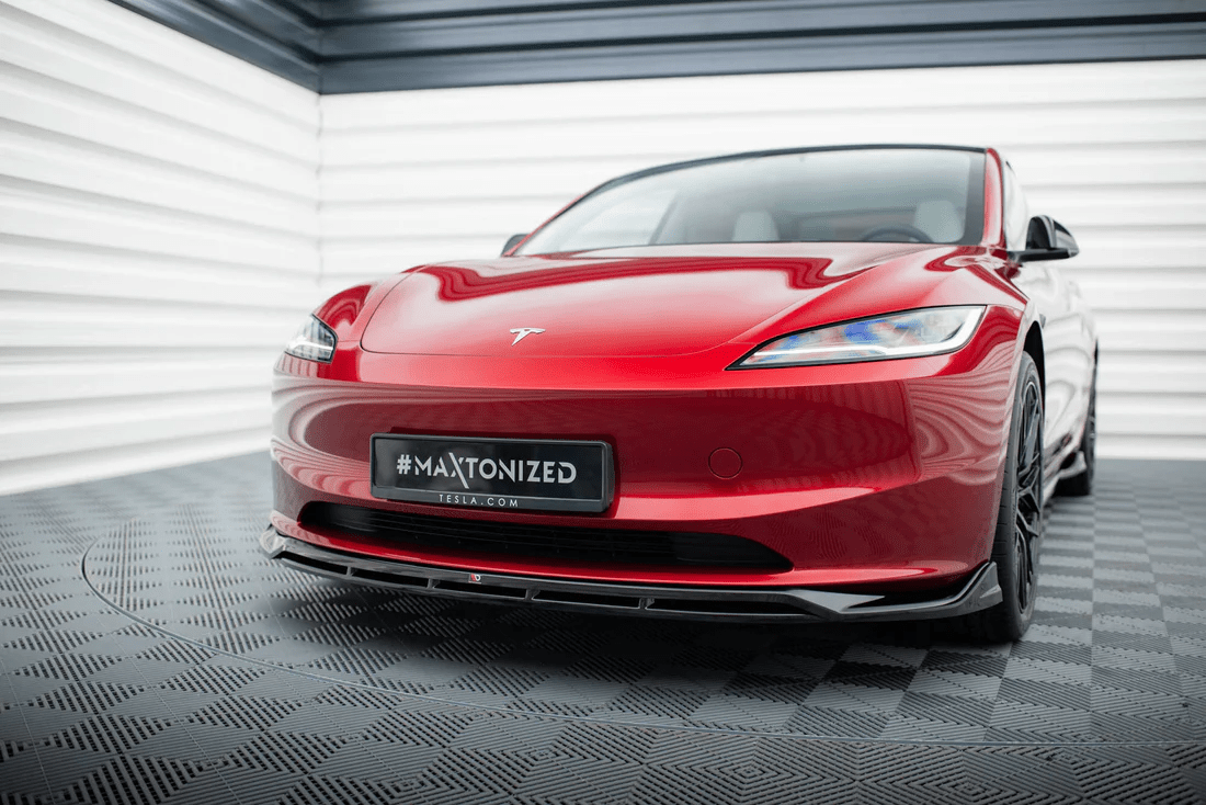 Maxton Design Frontsplitter V.1 – Tesla Model 3 Project Highland Facelift