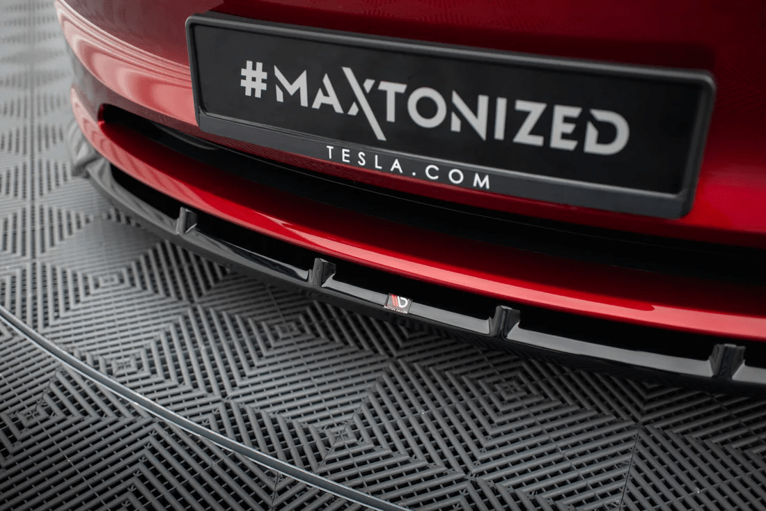 Maxton Design Frontsplitter V.2 – Tesla Model 3 Project Highland Facelift