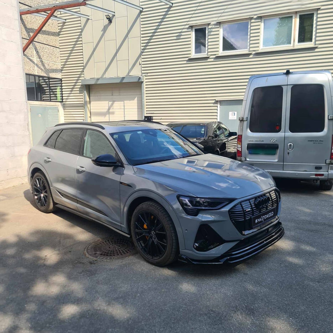 Maxton Frontsplitter – Audi e - tron S - Line