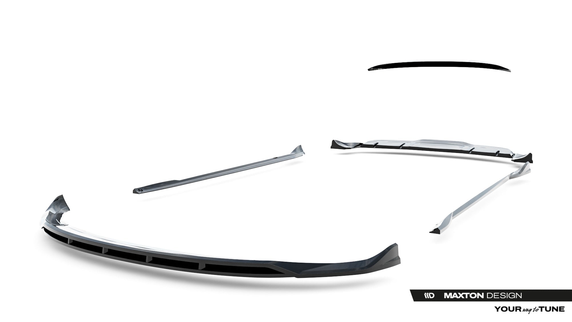 Maxton Splitter - sett – Tesla Model 3 Project Highland (Facelift)